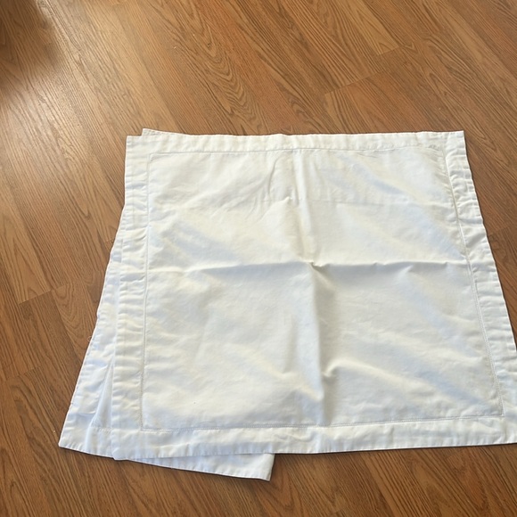 Damask Charter Club set of 2 Euro shams 100% Pima cotton white square - Picture 4 of 5